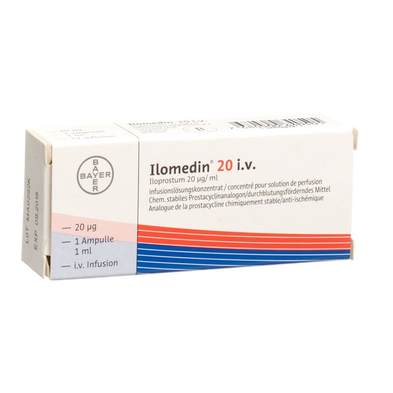 ILOMEDIN Inf Konz 20 mcg/ml i.v. Amp 1 ml