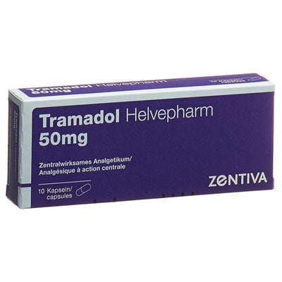 TRAMADOL Helvepharm Kaps 50 mg 10 Stk